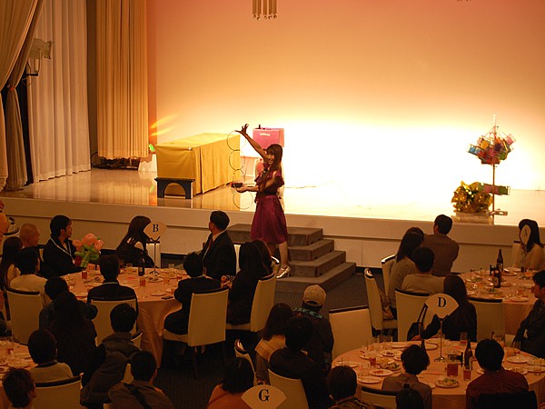 京都・福知山にて婚活パーティのアトラクションで出張マジック