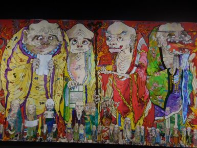 六本木　森美術館・村上隆氏の「五百羅漢図展」