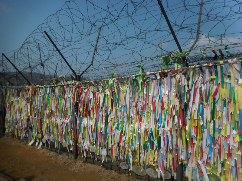 韓国から軍事境界線へ④　北朝鮮まで３キロ地点。自由の橋