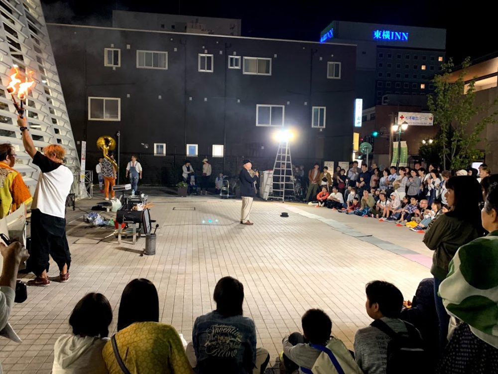 長野県松本市「まつもと街なか大道芸」前夜祭