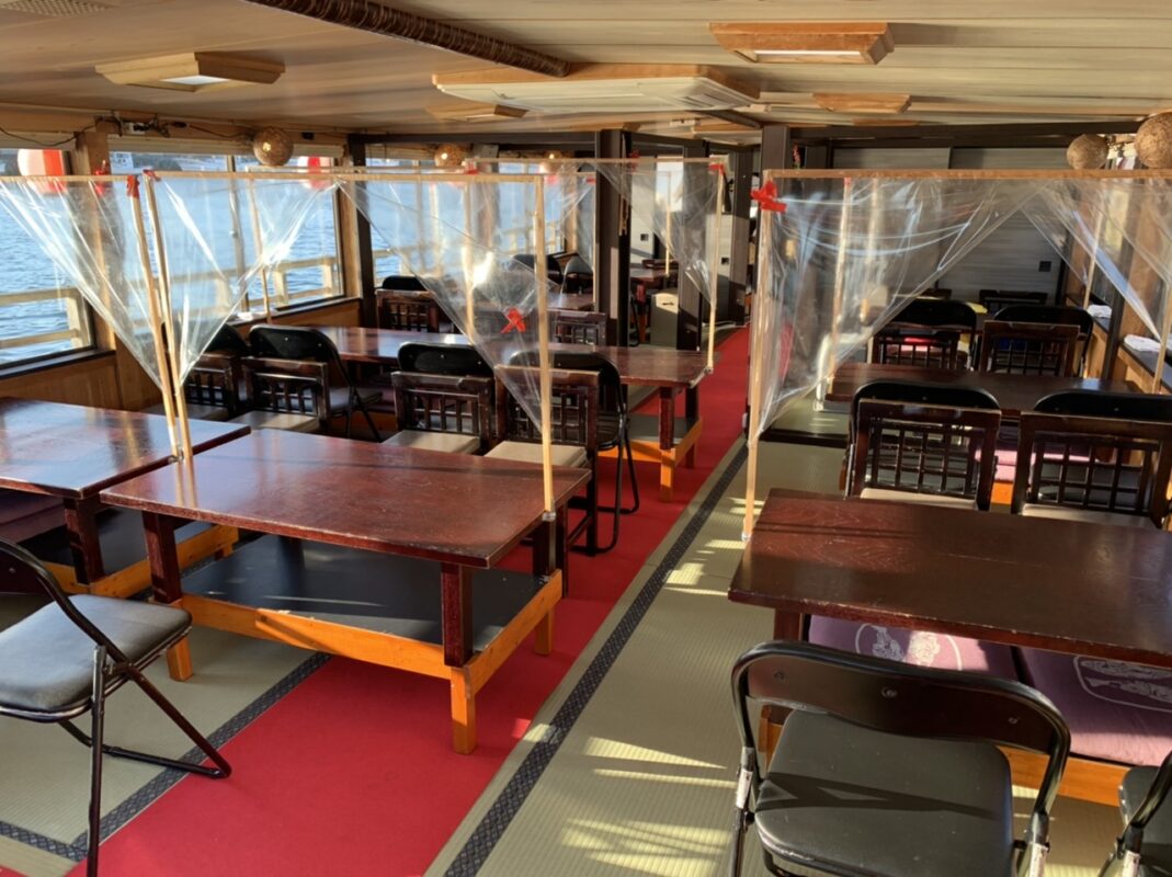 青森県 八戸市 で 出張マジック前乗り編⑧　屋形船