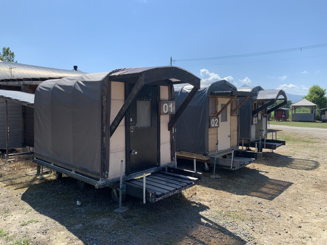 北海道斜里町　クリオネキャンプ場