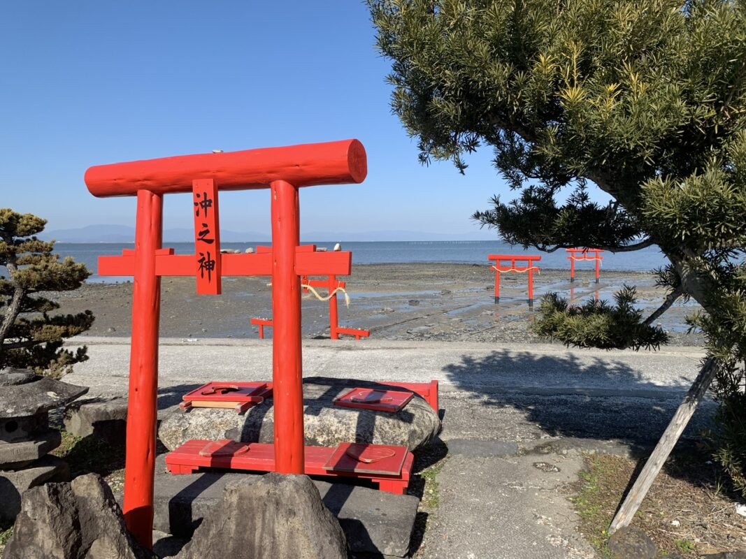 マジシャン佐賀旅　太良町・大魚神社 海中鳥居